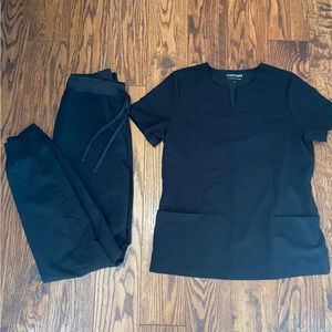 Mandala Black scrubs
